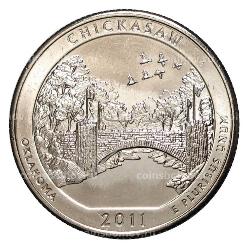 Монета 25 центов 2011 года  P №10 Рекреационная зона Чикасо