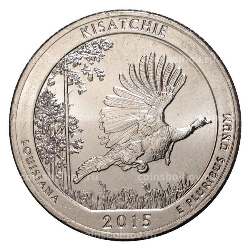 Монета 25 центов 2015 года P №27 Национальный заповедник Кисатчи