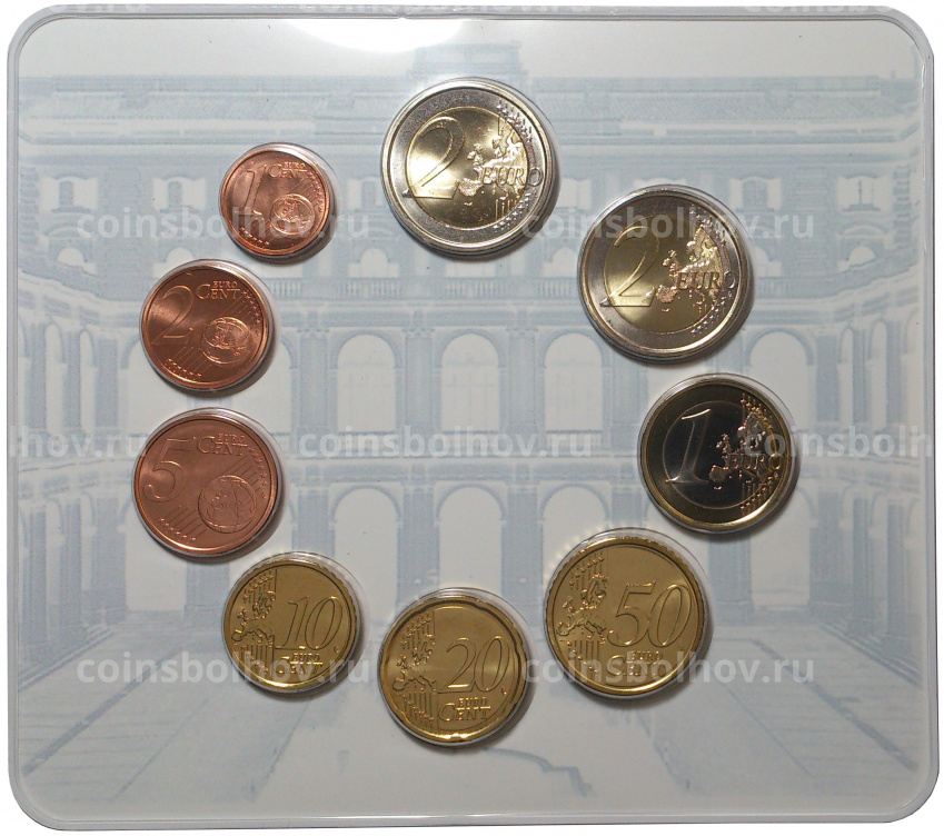 Набор монет Евро 2011 года Италия — в буклете (вид 2)