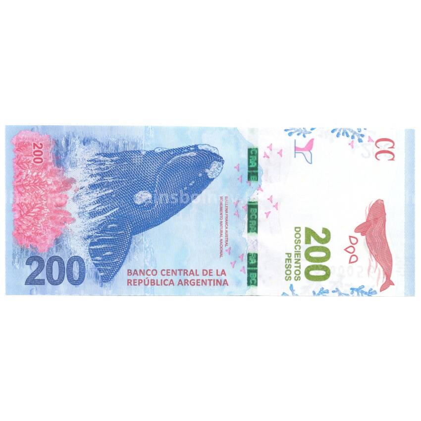 Банкнота 200 песо 2016 года