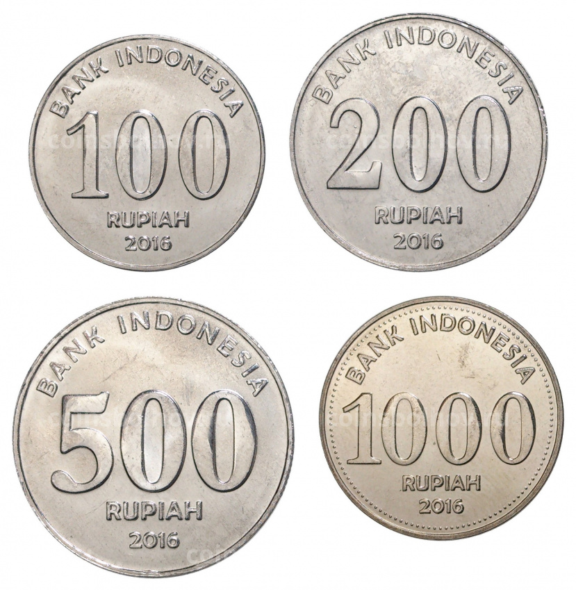Набор монет 2016 года Индонезия (вид 2)