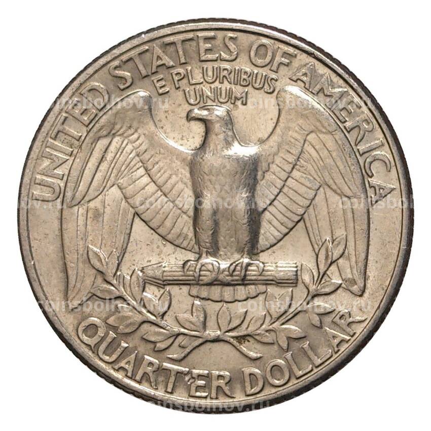 Монета 25 центов (1/4 доллара) 1979 года D — США (вид 2)