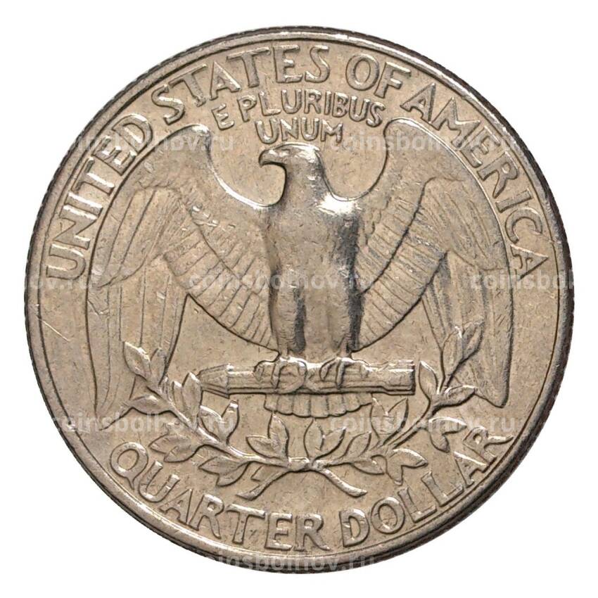 Монета 25 центов (1/4 доллара) 1980 года D — США (вид 2)