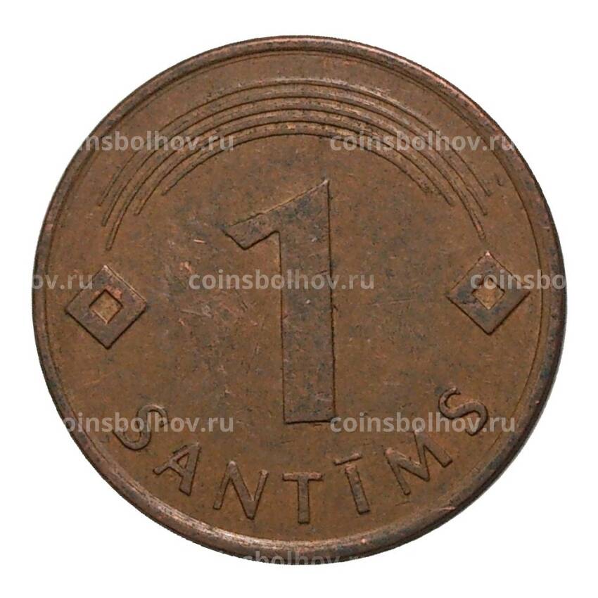 Монета 1 сантим 1997 года Латвия (вид 2)