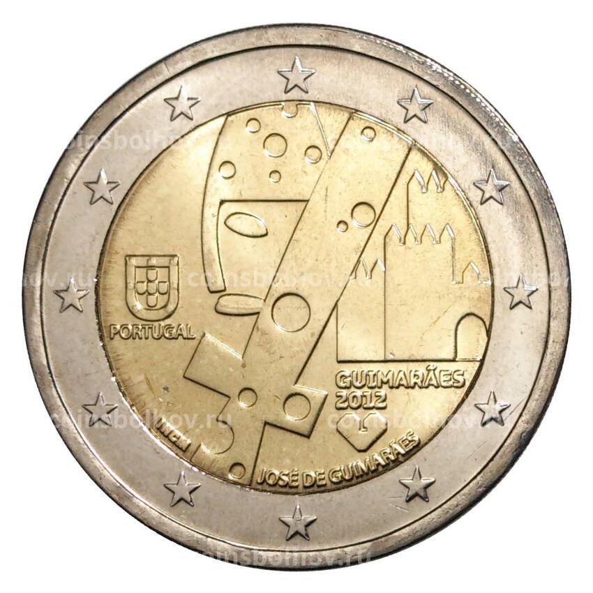 Монета 2 евро 2012 года Португалия — Гимарайнш