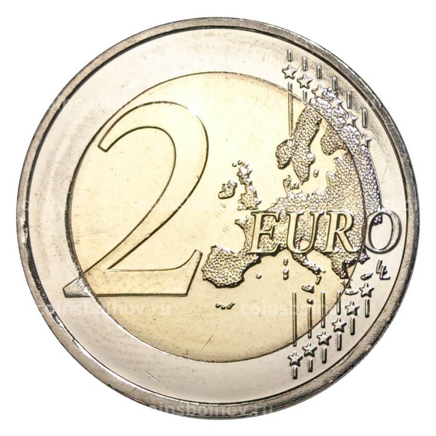 Монета 2 евро 2017 года Латвия «Исторические области Латвии — Курземе» (вид 2)