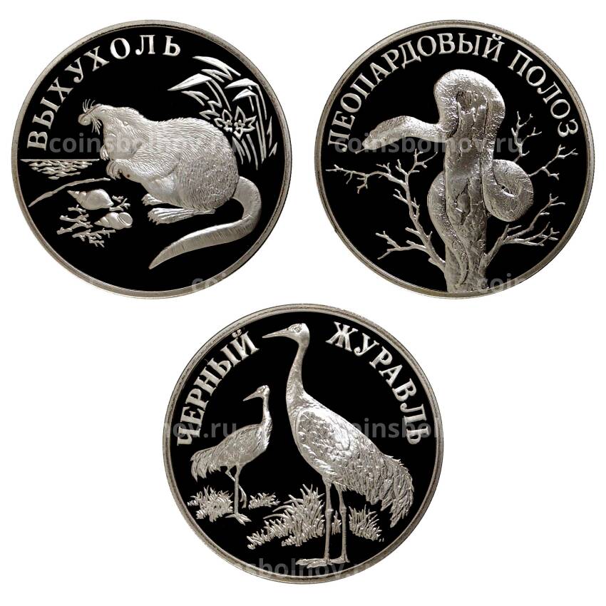 Набор монет 1 рубль 2000 года Красная книга