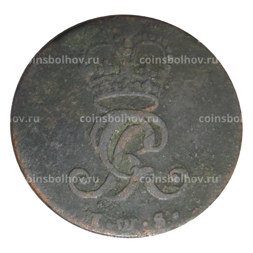 Монета 1 пфенниг 1788 года Германские государства — Брауншвейг-Люнебург (вид 2)
