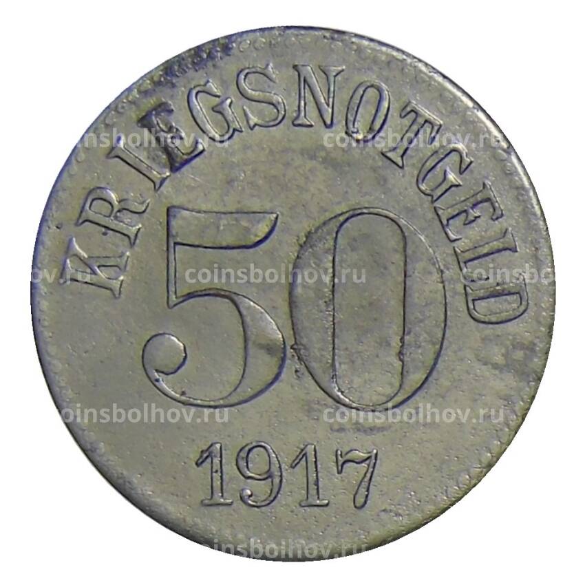 Монета 50 пфеннигов 1917 года Германия — Нотгельд Фюрт (вид 2)