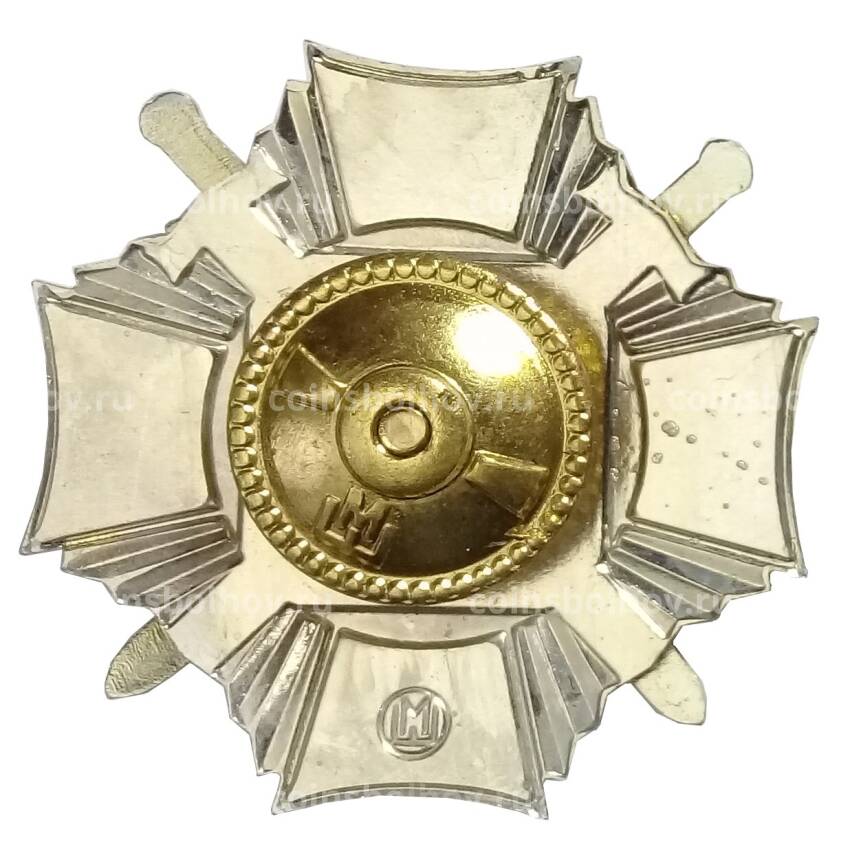Нагрудный знак «За отличие в службе» ВВ МВД России II степени (с удостоверением) (вид 2)