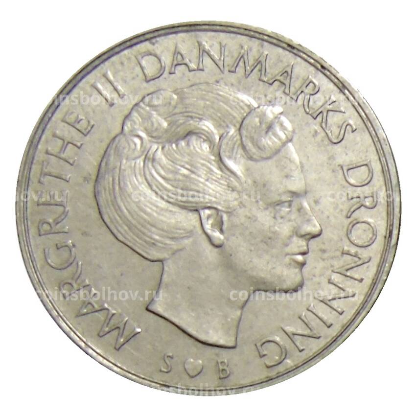 Монета 1 крона 1973 года Дания (вид 2)