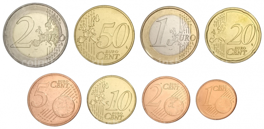 Набор монет евро Германия (вид 2)
