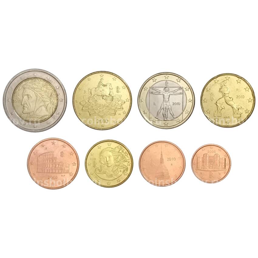 Набор монет евро Италия