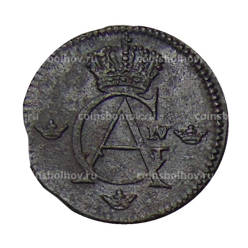 Монета 1/12 скиллинга 1802 года Швеция (вид 2)