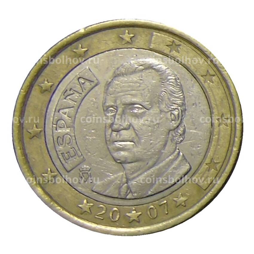 Монета 1 евро 2007 года Испания