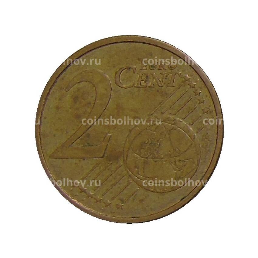 Монета 2 евроцента 2007 года Испания (вид 2)