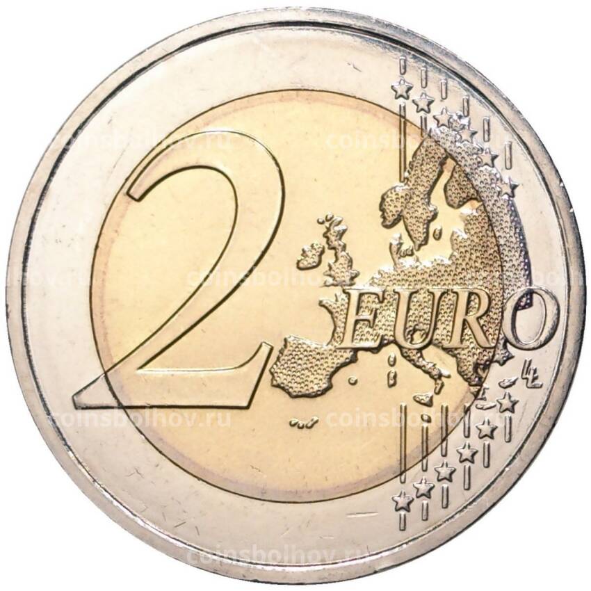 Монета 2 евро 2019 года Мальта —  Доисторические места Мальты — Храм Та’ Хаджрат (вид 2)