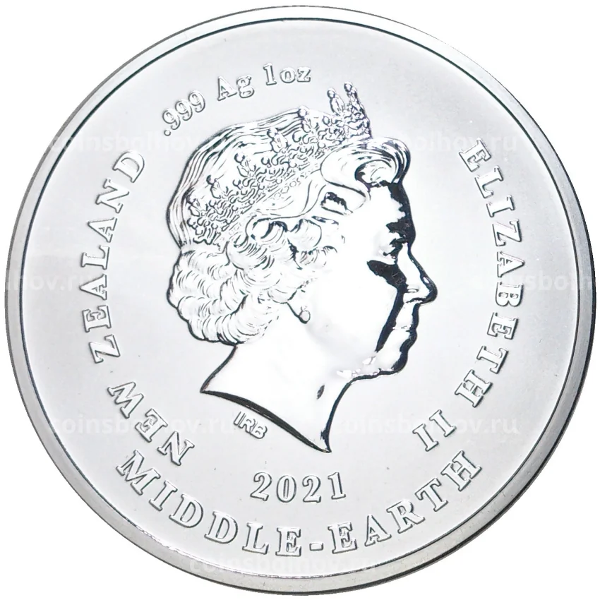 Монета 1 доллар 2021 года Новая Зеландия —  20-летие фильма Властелин Колец — Боромир (вид 2)