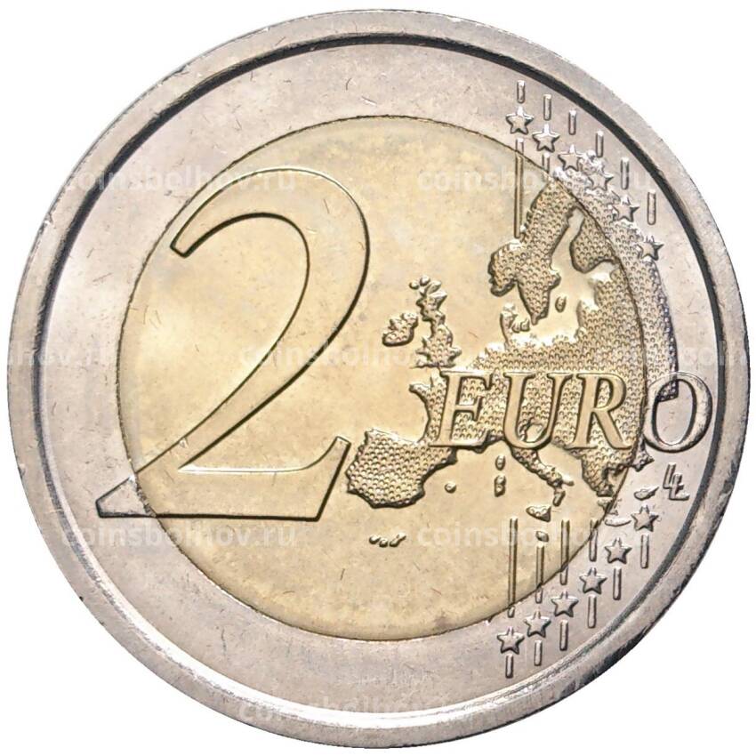 Монета 2 евро 2012 года Италия — 10 лет евро наличными (вид 2)