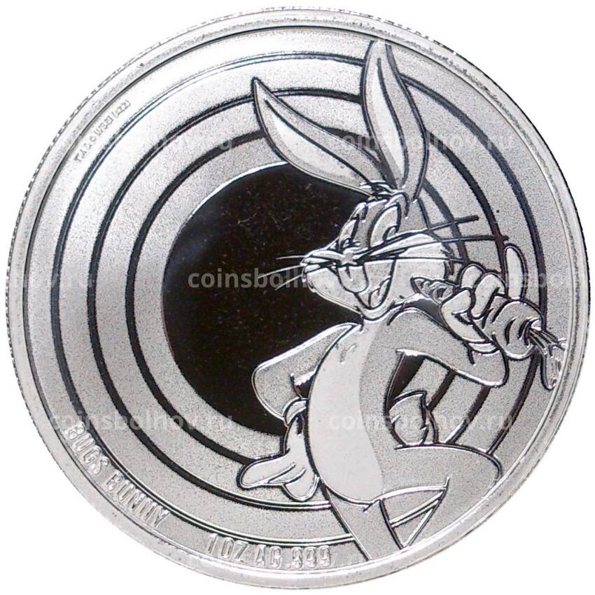 Монета 5 долларов 2022 года Самоа —   Looney Tunes — Bugs Bunny