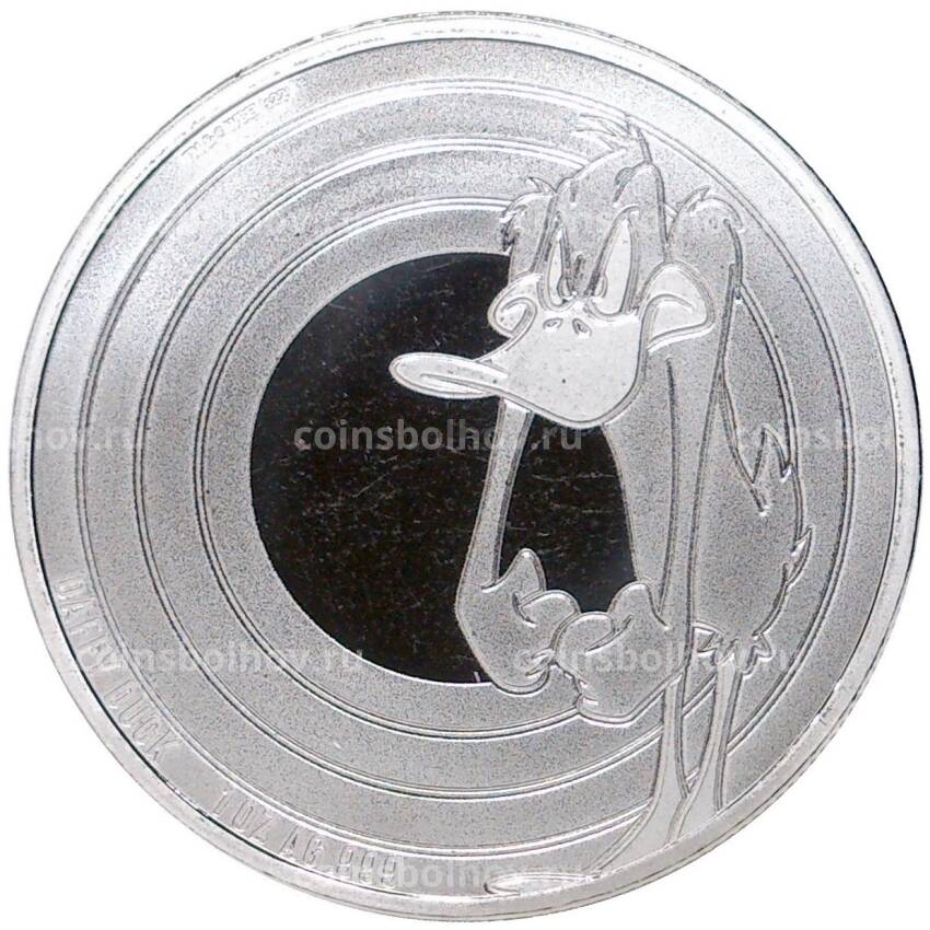 Монета 5 долларов 2022 года Самоа —  Looney Tunes — Daffy Duck
