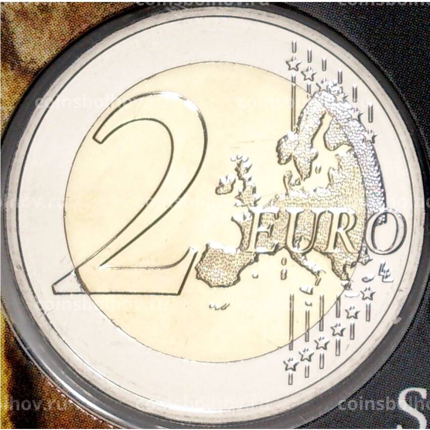 Монета 2 евро 2022 года Мальта —  Доисторические места Мальты — Хал-Сафлиени (в блистере) (вид 4)