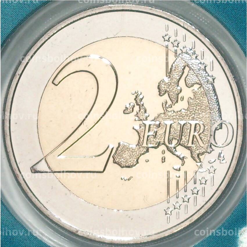 Монета 2 евро 2022 года Мальта —  Резолюция Совета Безопасности ООН 1325 о женщинах, мире и безопасности (в блистере) (вид 2)