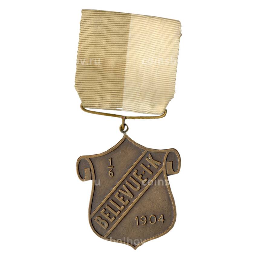 Медаль спортивная  «Участник соревнования -2 е место 1947 год» (спортклуб Bellevue)