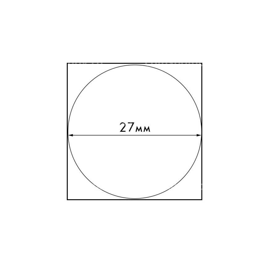 Лист для 35 монет диаметром до 27 мм формат «Optima» LEUCHTTURM 306013 (вид 2)