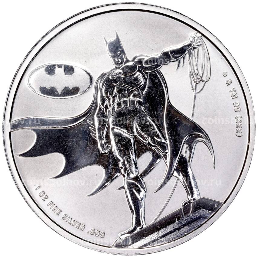 Монета 5 долларов 2023 года Самоа —  Бэтмэн