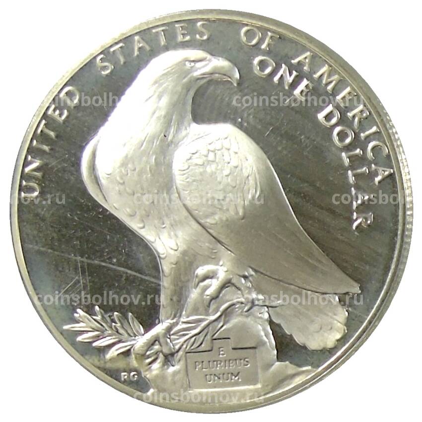 Монета 1 доллар 1984 года S США — XXIII летние Олимпийские Игры, Лос-Анджелес 1984 (вид 2)