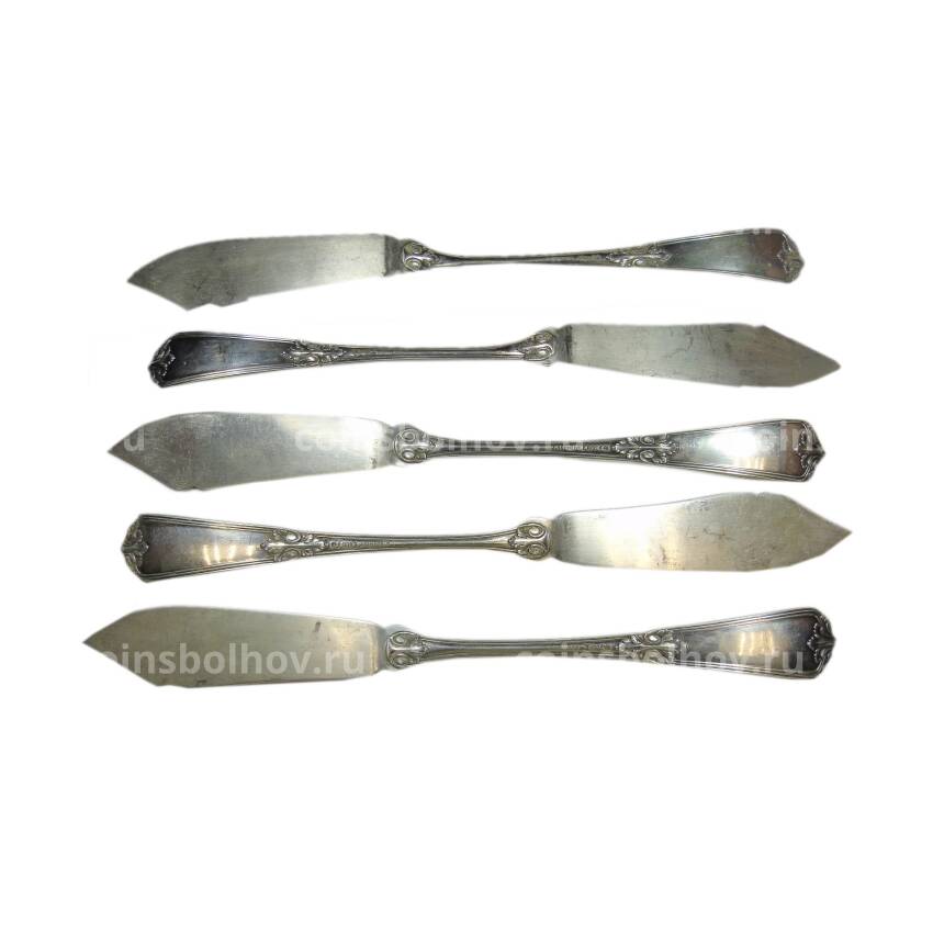 Нож серебряный для рыбы (набор из 5 предметов) J.SCHMIDT (вид 2)