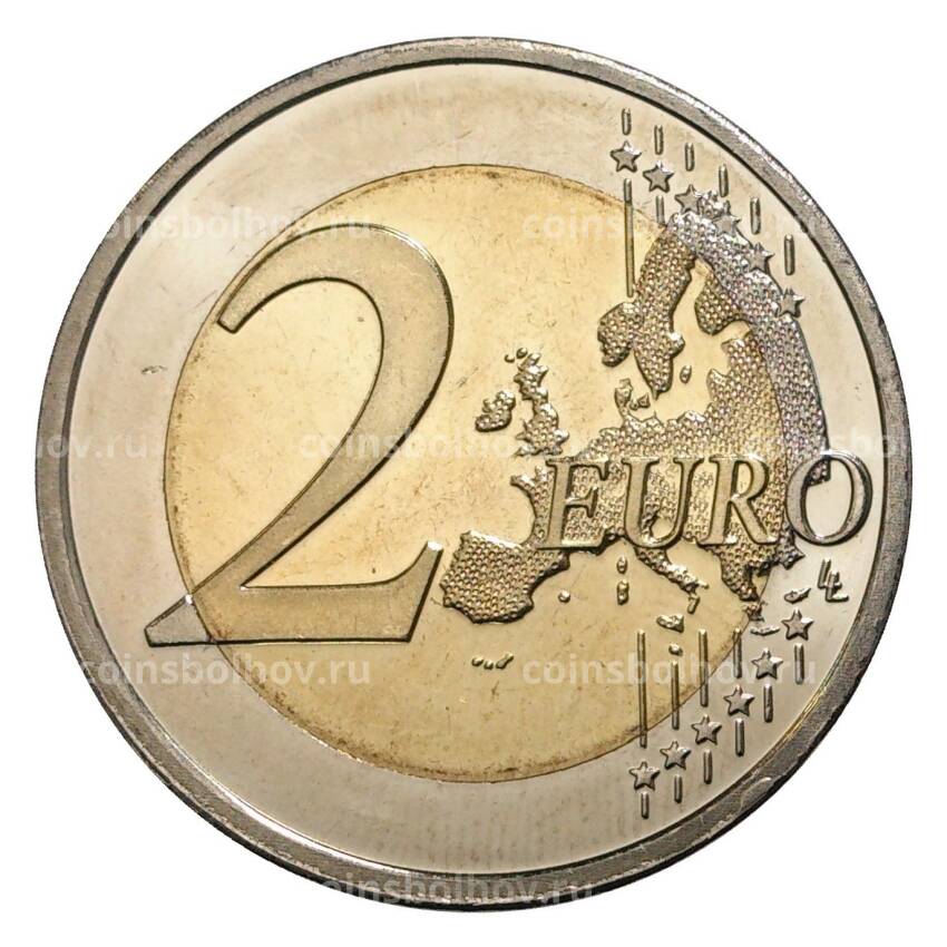 Монета 2 евро 2008 года Словения —  500 лет со дня рождения Приможа Трубара (вид 2)