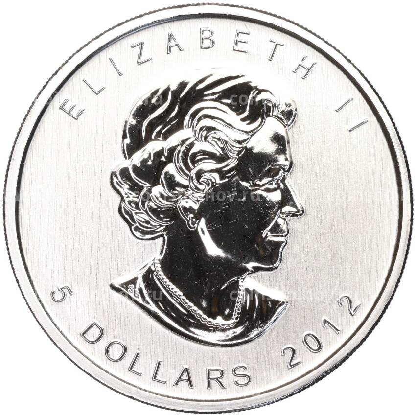 Монета 5 долларов 2012 года Канада «Природа Канады — Лось» (вид 2)