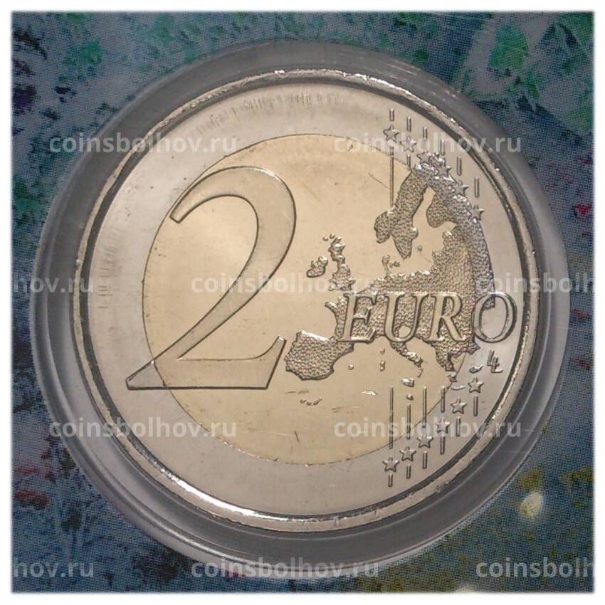 Монета 2 евро 2018 года Андорра «70 лет Всеобщей декларации прав человека» (в блистере) (вид 2)