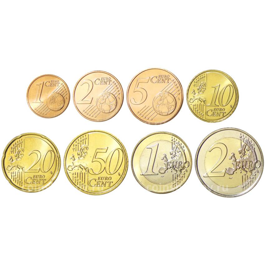 Годовой набор монет евро 2010 года Люксембург (вид 2)