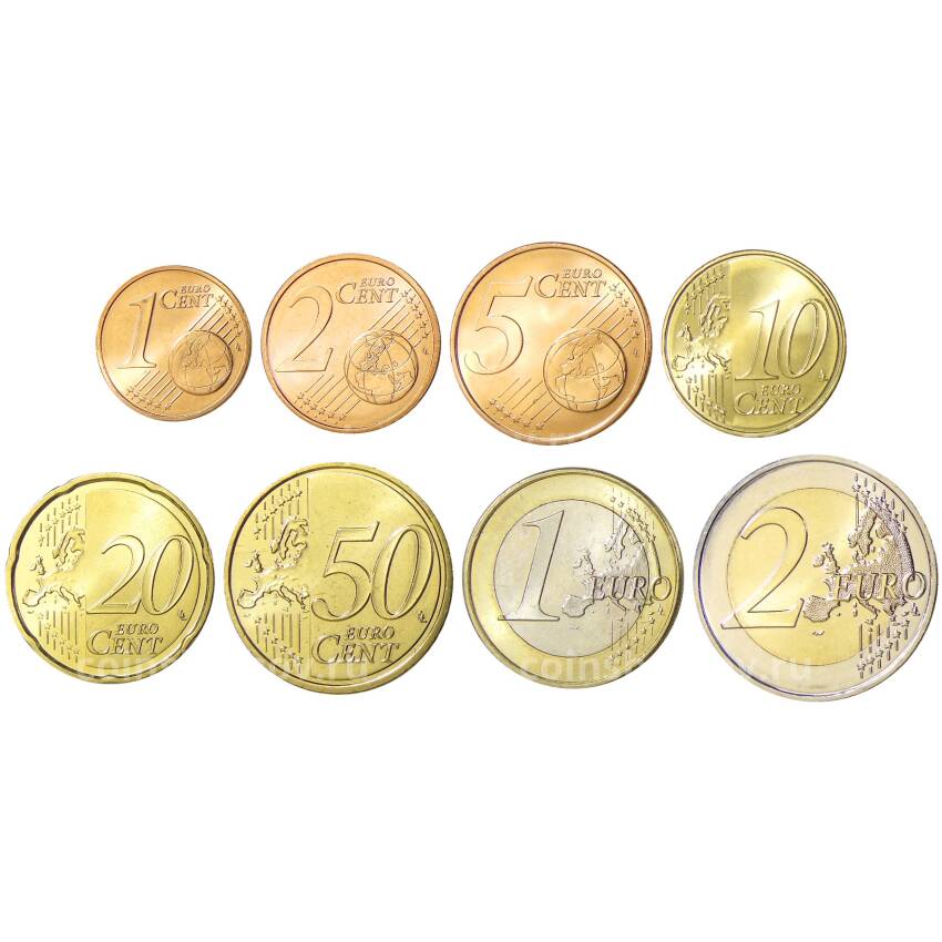 Набор монет евро Андорра (вид 2)