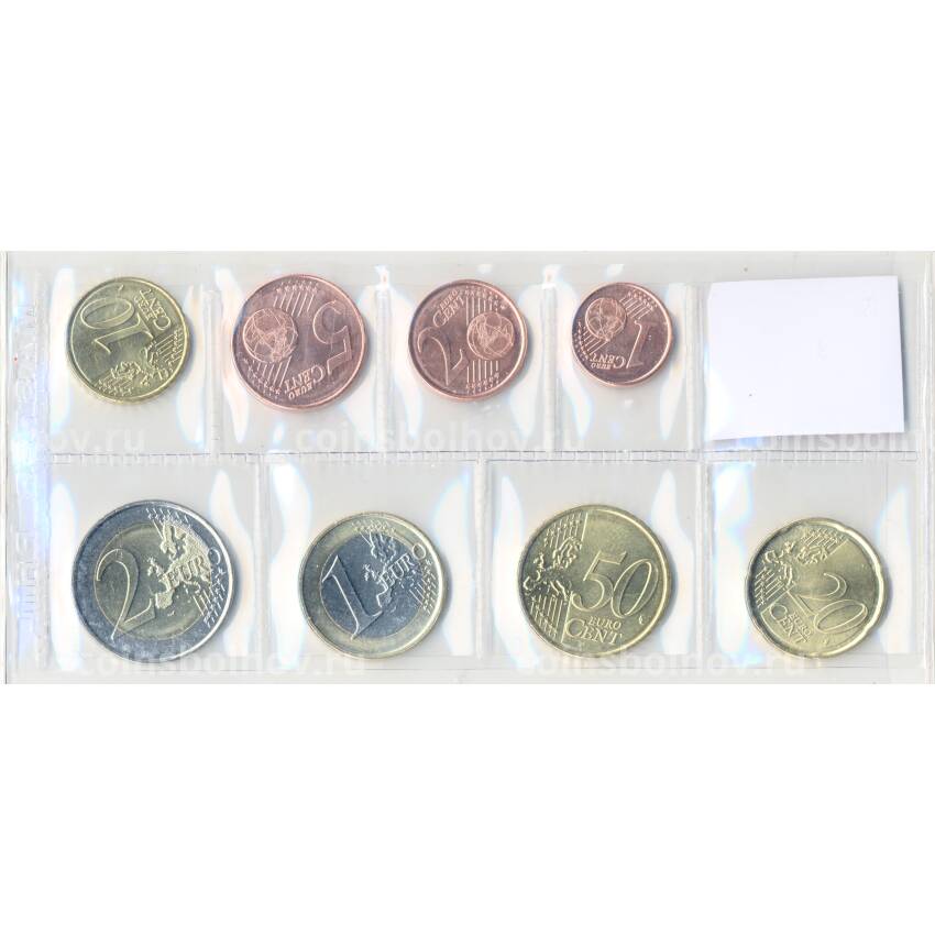 Годовой набор монет Евро 2023 года Испания (в блистере) (вид 4)