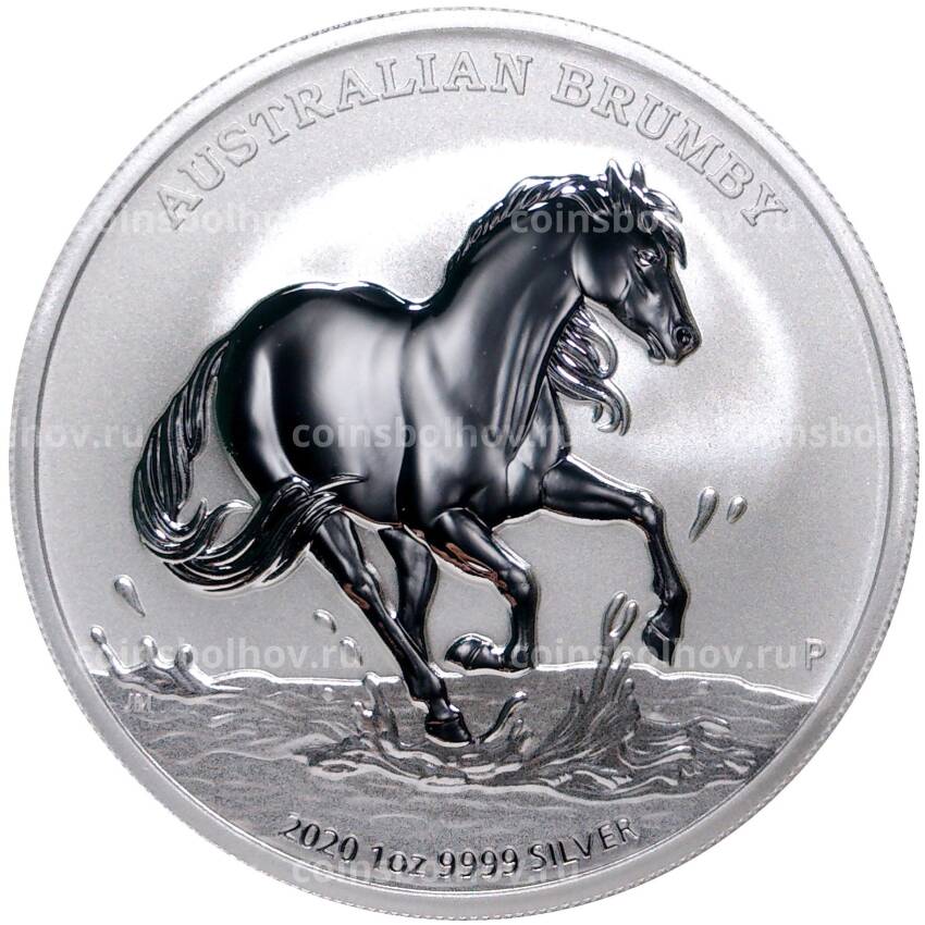 Монета 1 доллар 2020 года Австралия «Лошадь Брамби»