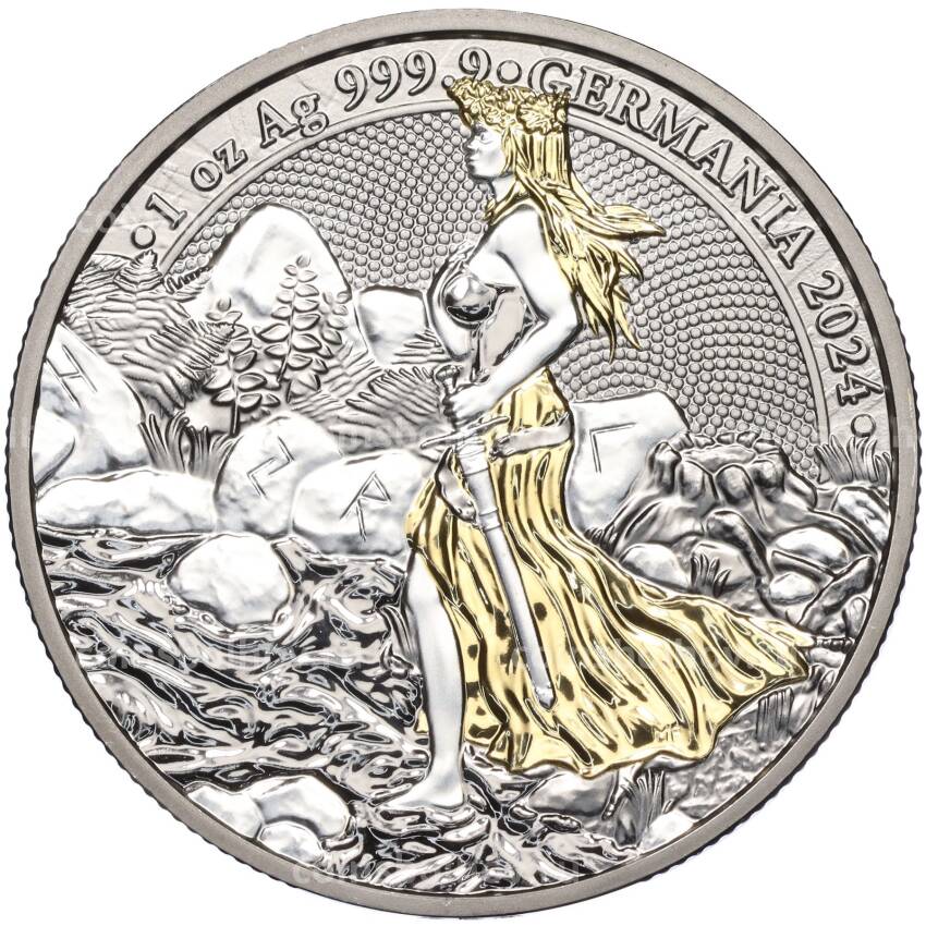 Монета 5 марок 2024 года Германия «Аллегория» (в блистере)