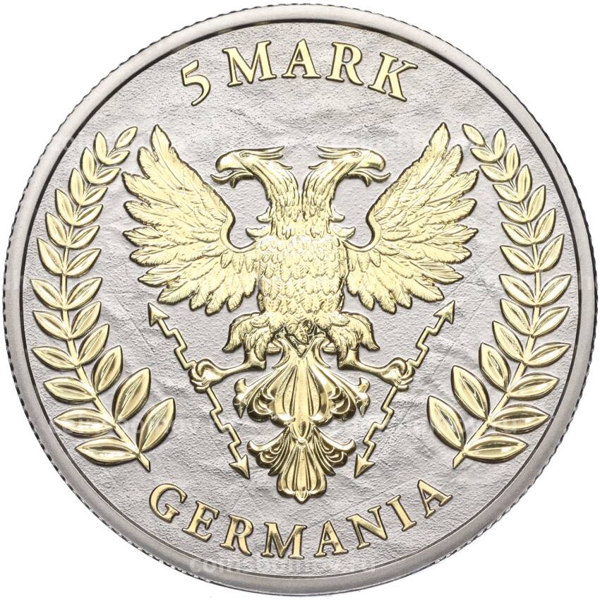 Монета 5 марок 2024 года Германия «Аллегория» (в блистере) (вид 2)