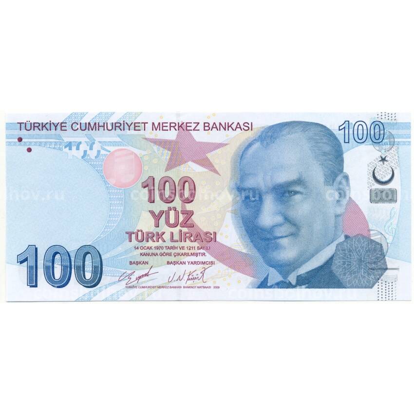 Банкнота 100 лир 2009 года Турция