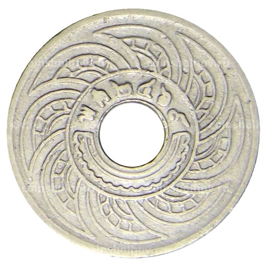 Монета 5 сатангов 1921 года Таиланд
