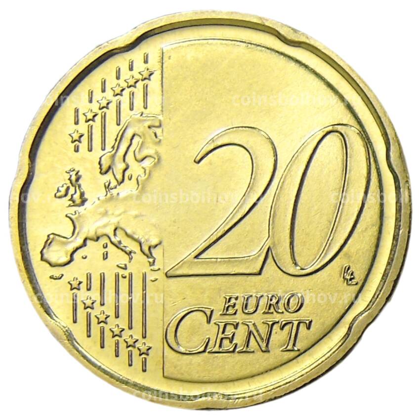 Монета 20 евроцентов 2014 года Латвия (вид 2)