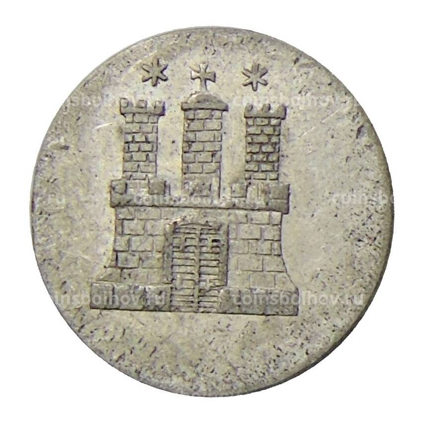 Монета 1 сешлинг 1846 года Германские государства — Гамбург (вид 2)