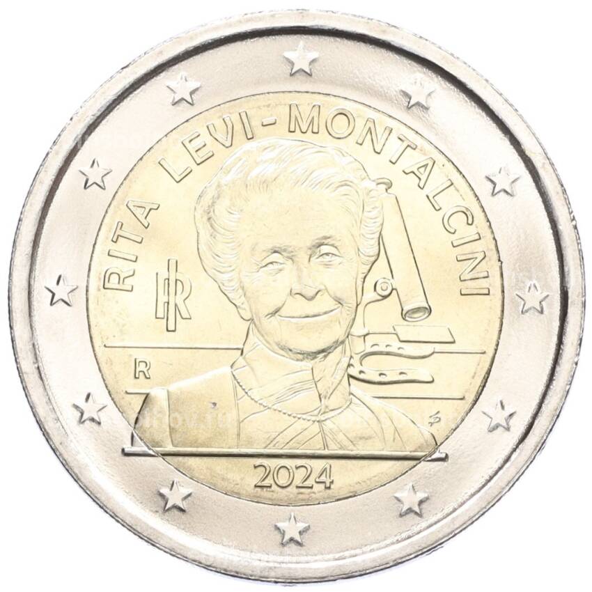 Монета 2 евро 2024 года Италия «Рита Леви-Монтальчини»