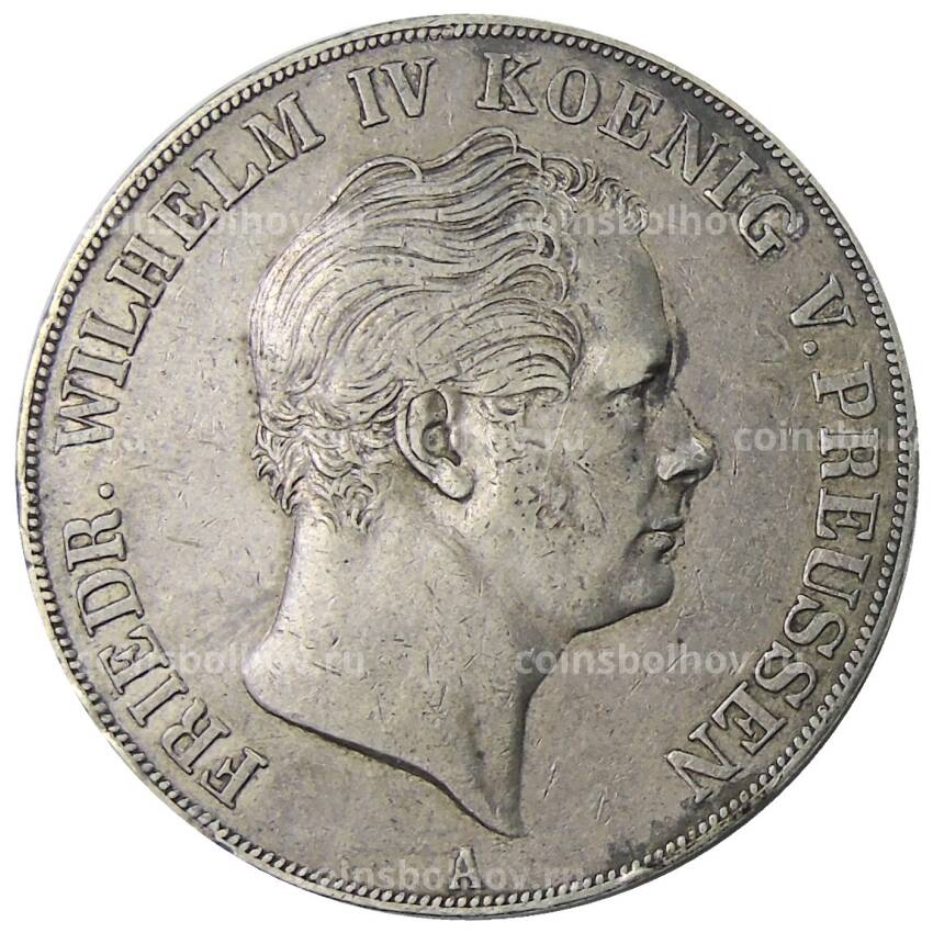 Монета 2 талера 1841 года А Германские государства — Пруссия
