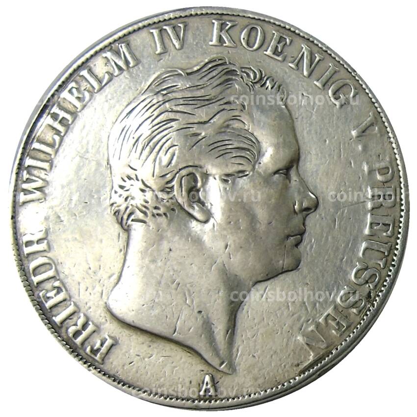 Монета 2 талера 1846 года А Германские государства — Пруссия