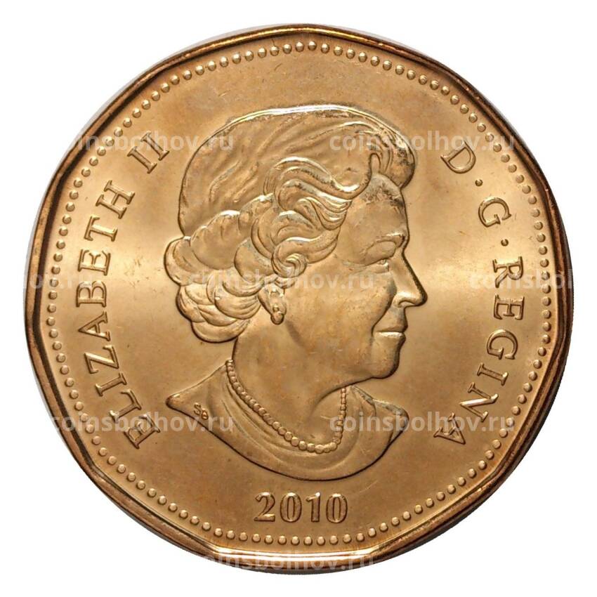 Монета 1 доллар 2010 года XXI зимние Олимпийские Игры в Ванкувере (вид 2)