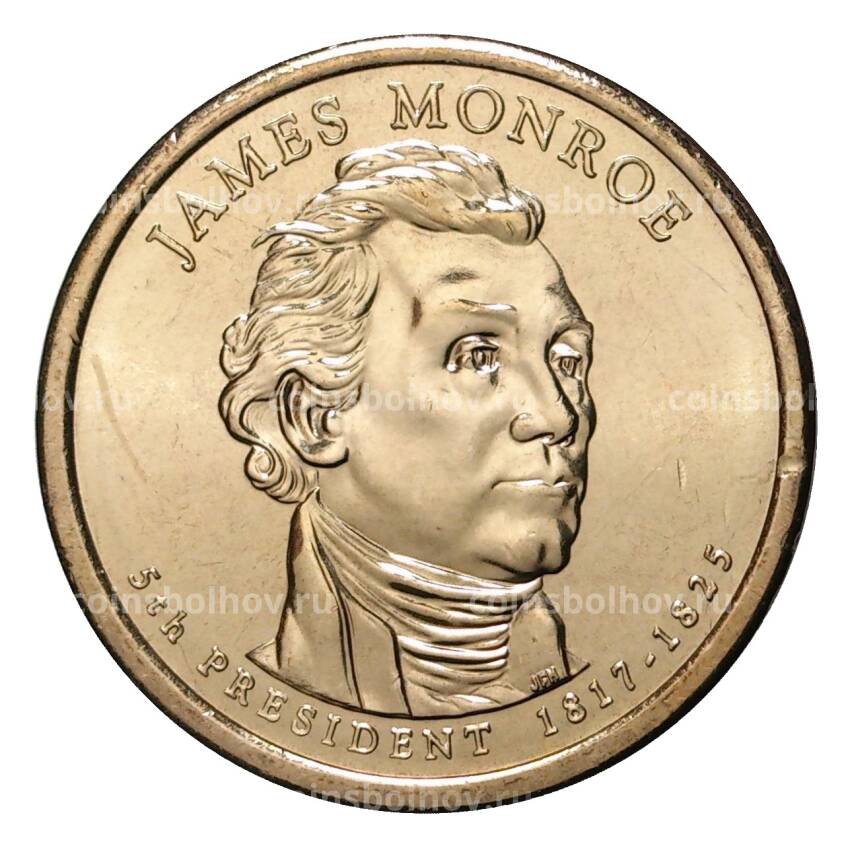 Монета 1 доллар 2008 года P Джеймс Монро 5-й президент США